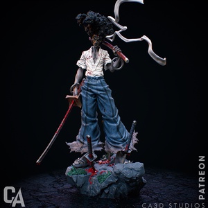 Afro Samurai, Művészet, Makett, modell, Festett tárgyak, Mindenmás, Méretarány: 1:12
A modell elérhető 1:9 és 1:6 méretarányban is, egyedi árazás szerint!

Modell kész..., MESKA