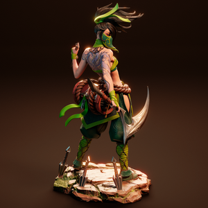 Akali - League of Legends - művészet - makett, modell - Meska.hu