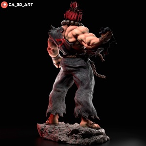Akuma - Street Fighter - művészet - makett, modell - Meska.hu