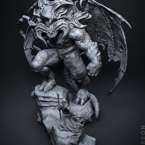 Balrog vs Gandalf - The Lord of the Rings - művészet - makett, modell - Meska.hu