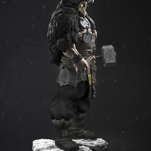 Barbarian Thor - művészet - makett, modell - Meska.hu