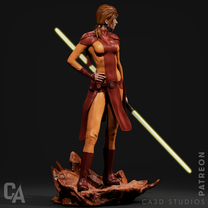 Bastila Shan - Star Wars - művészet - makett, modell - Meska.hu