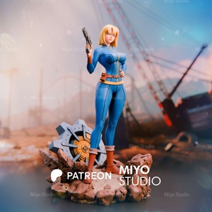 Vault Girl - Fallout - művészet - makett, modell - Meska.hu