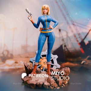 Vault Girl - Fallout - művészet - makett, modell - Meska.hu
