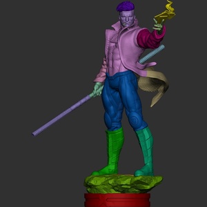 Gambit - Marvel - művészet - makett, modell - Meska.hu