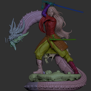 Mulan - művészet - makett, modell - Meska.hu