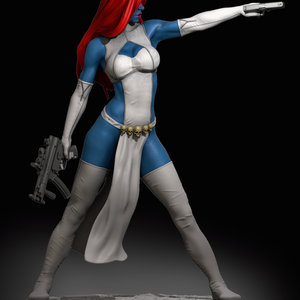 Mystique - X-men - művészet - makett, modell - Meska.hu