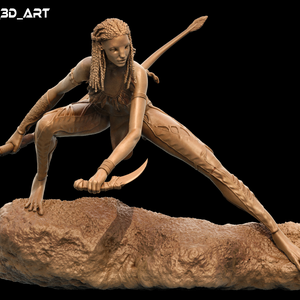 Neytiri - Avatar - művészet - makett, modell - Meska.hu