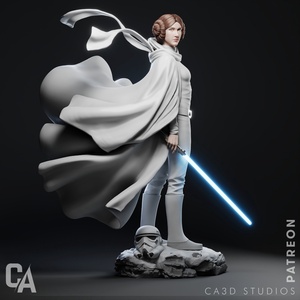 Princess Leia - Star Wars - művészet - makett, modell - Meska.hu
