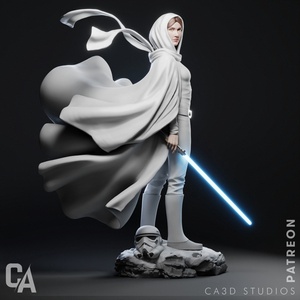 Princess Leia - Star Wars - művészet - makett, modell - Meska.hu