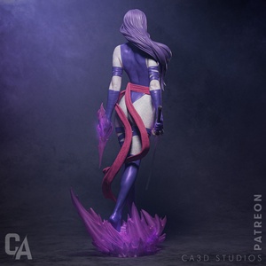 Psylocke - X-men - művészet - makett, modell - Meska.hu