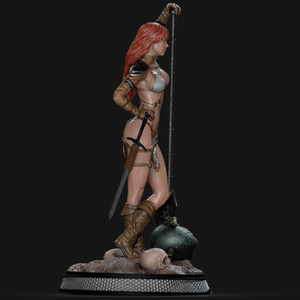 Red Sonja - Marvel - művészet - makett, modell - Meska.hu
