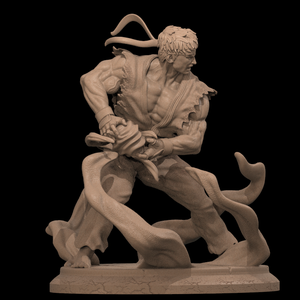 Ryu - Street Fighter - művészet - makett, modell - Meska.hu