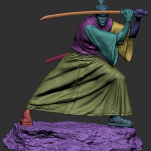 Samurai Jack - művészet - makett, modell - Meska.hu