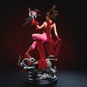Scarlet Witch - Marvel - művészet - makett, modell - Meska.hu