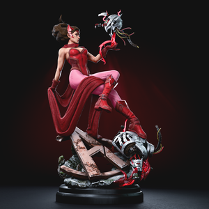 Scarlet Witch - Marvel - művészet - makett, modell - Meska.hu