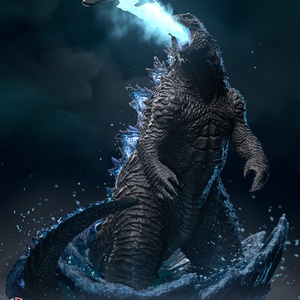 Godzilla - művészet - makett, modell - Meska.hu