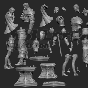 Guts and Casca - Berserk - művészet - makett, modell - Meska.hu