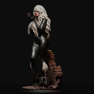 Black Cat - Marvel - művészet - makett, modell - Meska.hu