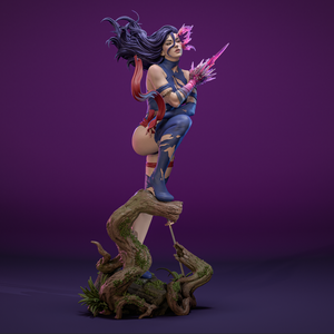Savage Land Psylocke - Marvel - művészet - makett, modell - Meska.hu