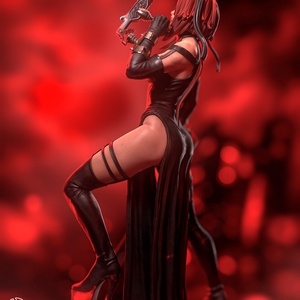Rayne - BloodRayne 2 - művészet - makett, modell - Meska.hu