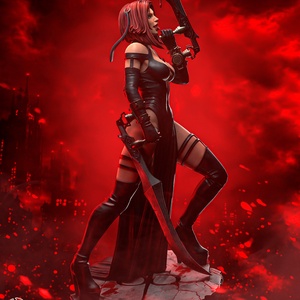 Rayne - BloodRayne 2 - művészet - makett, modell - Meska.hu