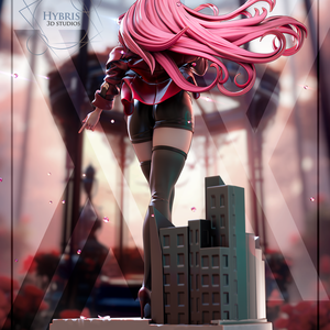 Zero Two - Darling in the Franxx - művészet - makett, modell - Meska.hu