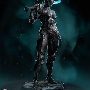 Proxima the Broodseeker - Mortal Shell 2 - művészet - makett, modell - Meska.hu