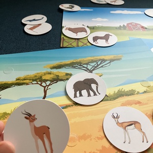 Foglalkoztató Lap - Ki hol él? - játék & sport - készségfejlesztő és logikai játék - oktató játékok - Meska.hu