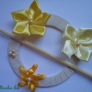 Sárga függöny dísz -  - Meska.hu