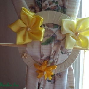 Sárga függöny dísz -  - Meska.hu