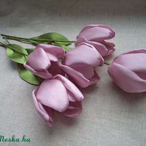 Szatén tulipánok -  - Meska.hu