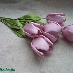 Szatén tulipánok -  - Meska.hu