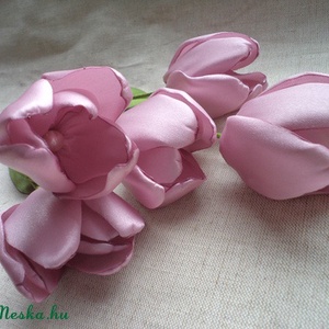 Szatén tulipánok -  - Meska.hu