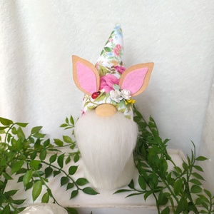 Nyuszifüles tavaszi manó - Meska.hu