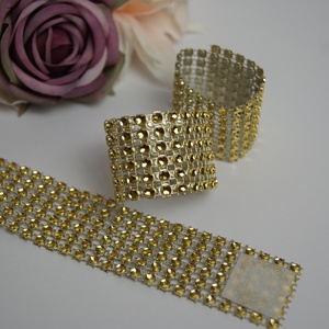 Strasszos esküvői székdísz vagy szalvétagyűrű - esküvő - dekoráció - helyszíni dekor - Meska.hu