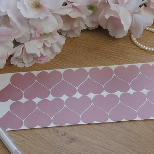 Kaparós matricaalap, rose gold szív, 3cm, DIY (Csináld magad), Egységcsomag, , MESKA