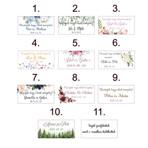 Kövirózsás ültetőkártya és köszönőajándék - esküvő - emlék & ajándék - köszönőajándék - Meska.hu