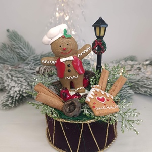 Kis méretű mézis karácsonyi dekoráció - Meska.hu