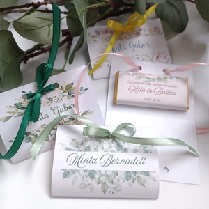 Ültetőkártya és köszönőajándék egyben, tábláscsoki - Meska.hu