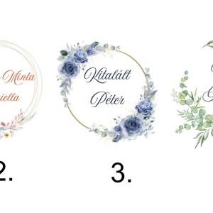 Ültetőkártya és köszönőajándék egyben, kiscsoki - esküvő - emlék & ajándék - köszönőajándék - Meska.hu