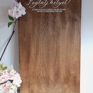 Esküvői ültetésirend tábla - Meska.hu