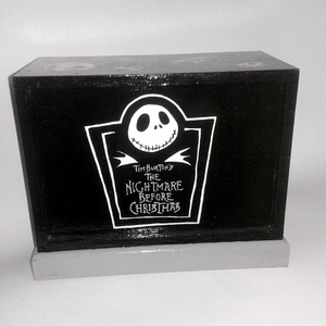 Festett fadoboz The nightmare before christmas - otthon & életmód - tárolás & rendszerezés - doboz - Meska.hu
