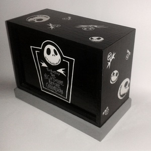 Festett fadoboz The nightmare before christmas - otthon & életmód - tárolás & rendszerezés - doboz - Meska.hu