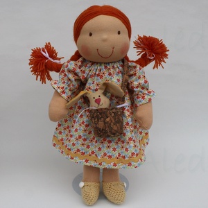 Nyuszis Waldorf baba  -  - Meska.hu