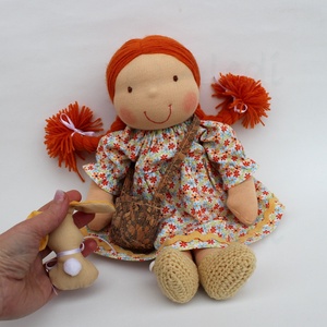 Nyuszis Waldorf baba  -  - Meska.hu