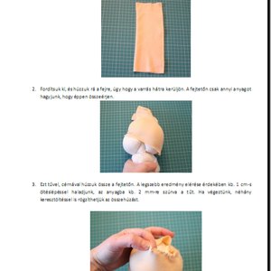 Hogyan varrjunk Waldorf babát- szabásminta, leírás - diy (csináld magad) - szabásminta, útmutató - szabásminta, útmutató - Meska.hu