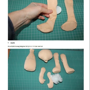 Textil dekor baba leírás, szabásminta - diy (csináld magad) - szabásminta, útmutató - szabásminta, útmutató - Meska.hu
