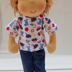 Fiú Waldorf baba  - játék & sport - baba & babaház - öltöztethető baba - Meska.hu