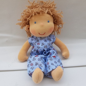 Kis Waldorf baba - szőke hajú fiú - Meska.hu